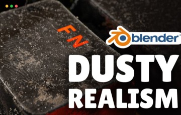 Blender插件 – 模型表面添加灰尘预设 Dustify