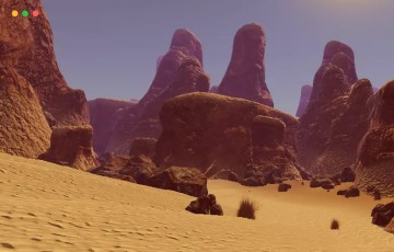 Unity – 广阔的沙漠环境 Vast Desert Environment
