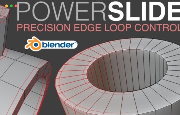 Blender插件 – 模型调整插件 Powerslide