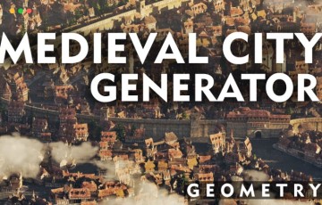 Blender插件 – 中世纪城市生成器 Medieval City Generator