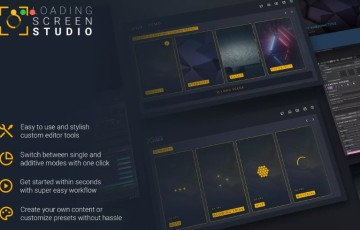 Unity – 游戏画面加载 Loading Screen Studio