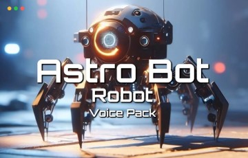 Unity音效 – 机器人语音包 Astro Bot – Robot Voice Pack