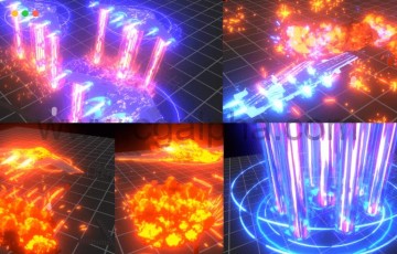 Unity – 100 特殊效果技能包 Special Skills Effects Pack