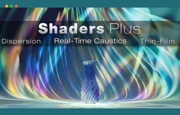 Blender插件 – 实时焦散色散预设 Shaders Plus V3
