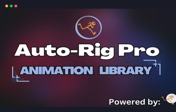 Blender插件 – 角色动画库 Auto-Rig Pro: Animation Library