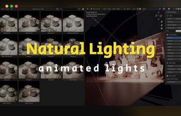 Blender插件 – 自然光预设 Natural Lighting