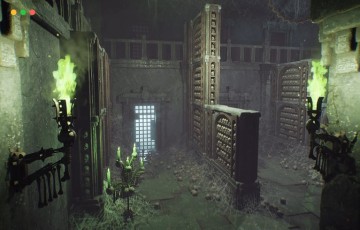【UE4/5】幻想地牢  Fantasy Dungeon 2 (ossuary)