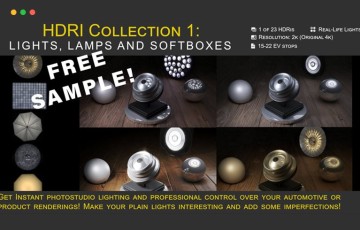 Hdri Collection 1 – Raw Softbox