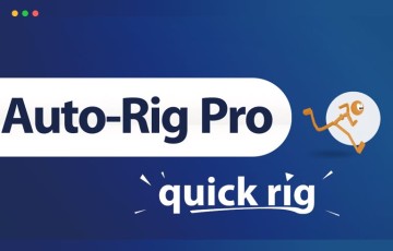 Blender插件 – 自动绑定插件 Auto-Rig Pro: Quick Rig