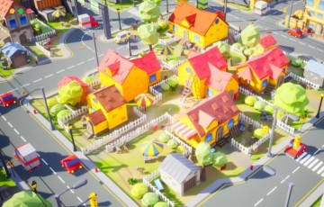【UE4/5】风格化小镇 Low Poly Town
