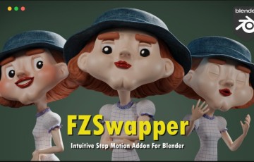 Blender插件 – 角色动画插件 FZSwapper