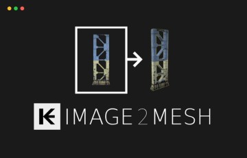 Blender插件 – 图片转模型插件 Image 2 Mesh Pro