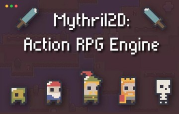 Unity插件 – 动作角色扮演游戏引擎 Action RPG Engine: Mythril2D
