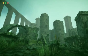 Unity – 模块化城堡废墟 Modular Castle Ruins Pack