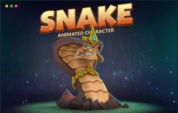 Unity – 蛇动画 Snake animated character