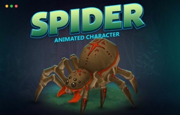 Unity – 蜘蛛动画 Spider animated character
