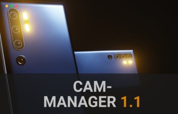 Blender插件 – 相机管理插件 Cam-Manager
