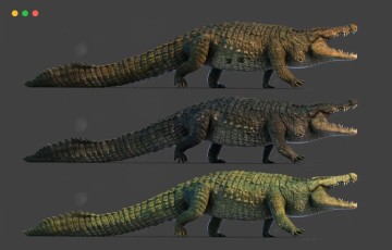 【UE4/5】写实鳄鱼 Realistic Crocodile