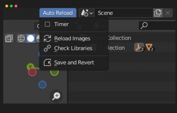 Blender插件 – 自动重新加载 Auto Reload