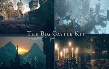 Unity – 城堡场景套装 The Big Castle Kit