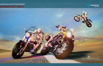 【UE5】多人游戏可骑行的摩托车 Ridable MotorBikes: Multiplayer Advanced Pack