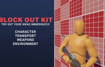 Unity – 游戏开发资产 BlockOut Prototype Kit