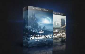 1600 张科幻环境背景 ENVIRONMENTS Pack (Bundle – Vol. 1+2)
