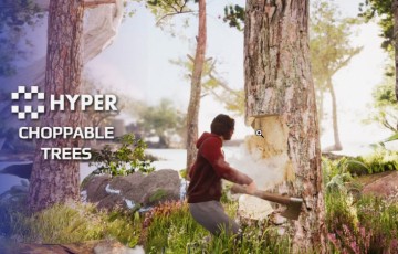 【UE5】砍伐树木 Hyper Choppable Trees V2