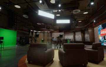 【UE5】虚拟演播室 News Studio – Environment for VR, News Reports or Backdrops