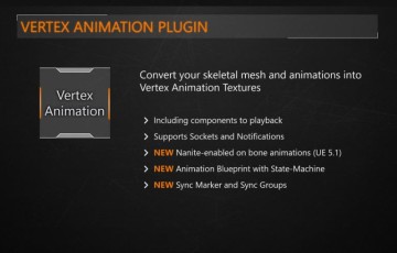 UE5插件 – 顶点动画管理器 Vertex Animation Manager