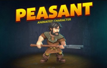 Unity – 农民角色动画 Peasant animated character