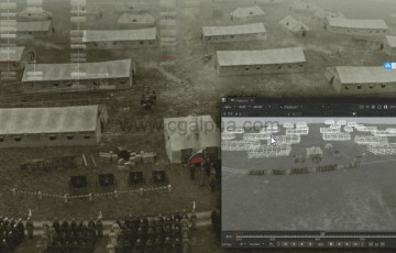 【中文字幕】Nuke教程-合成战争营地背景的完整过程