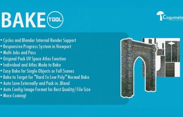 Blender插件 – 烘焙插件 Baketool