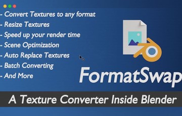 Blender插件 – 纹理转换器 FormatSwap