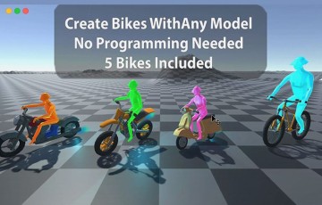 Unity插件 – 摩托车物理引擎 Motorbike Physics Tool