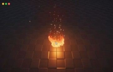 Unity特效 – 游戏火焰特效 Small Fire Pack
