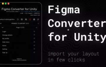 Unity插件 – Figma转换插件 Figma Converter for Unity