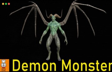 【UE4/5】游戏角色 Animated Demon