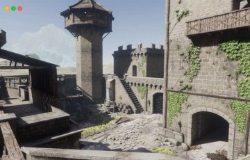 Unity场景 – 模块化中世纪城堡包 Medieval Castle Modular Pack