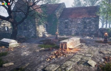 Unity – 墓地场景环境 PBR Graveyard and Nature Set 2.0