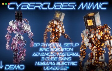 【UE5】游戏角色 CyberCubes: Mimic