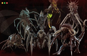 【UE4/5】怪物生物 Monster Beetle Pack