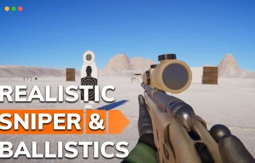 Unity – 狙击手和弹道系统 Realistic Sniper and Ballistics System