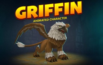 Unity角色 – 格里芬动画角色 Griffin animated character
