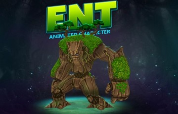 Unity角色 – 树人角色动画 Ent animated character