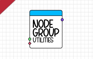 Blender插件 – 节点组实用程序 Node Group Utilities