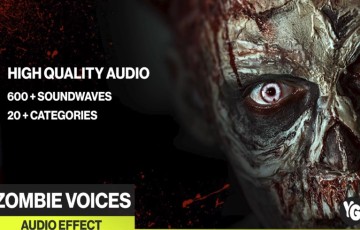 Unity音效 – 僵尸游戏音效 Zombie Voices Audio Pack