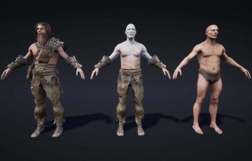 【UE5】原始角色 Primitive Characters (Pack)