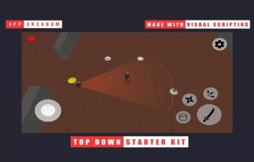 Unity开发 – 可视化游戏开发模板 Top Down Starter Kit – Visual Scripting
