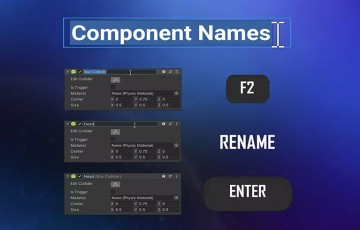 Unity插件 – 组件名称插件 Component Names